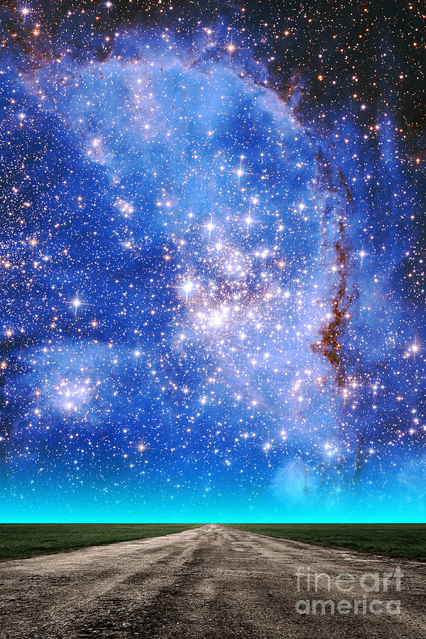 Space Photograph - Small Magellanic Cloud #1 by Larry Landolfi