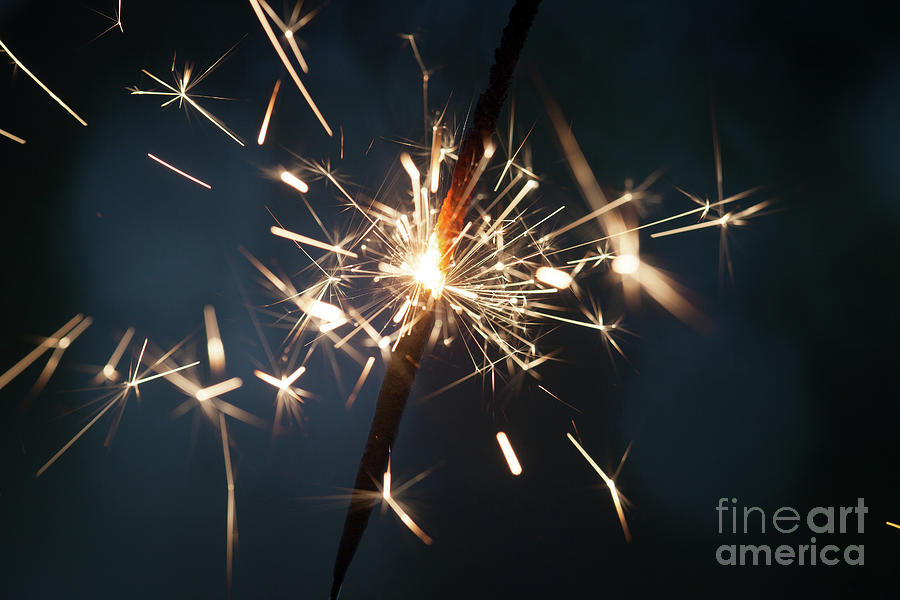 Sparkler #4 Photograph by Kati Finell