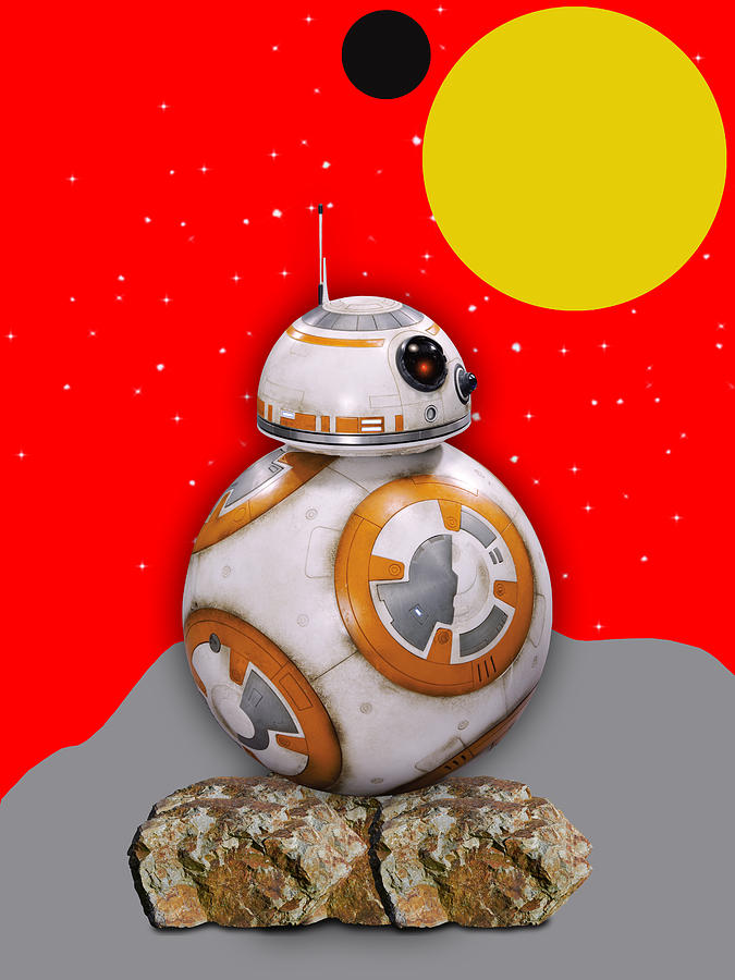 Star Wars BB8 Collection #4 Mixed Media by Marvin Blaine