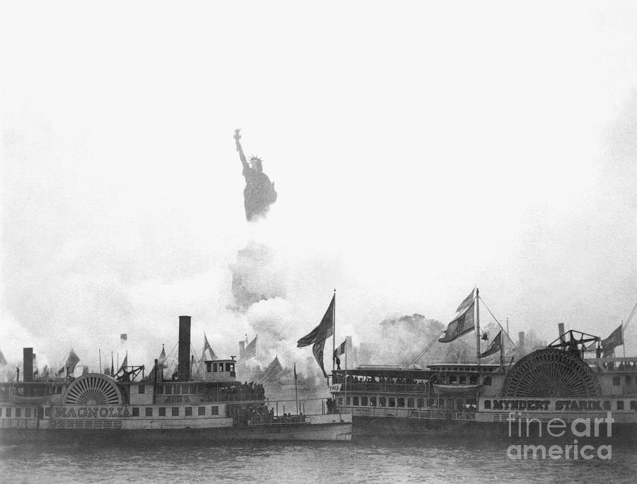 Statue Of Liberty, 1886 #4 Photograph by Granger
