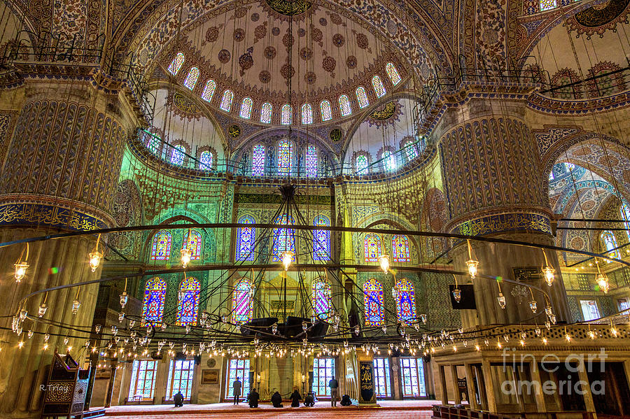 Sultan Ahmed Mosque Interior Blue Mosque #1 Photograph by Rene Triay FineArt Photos