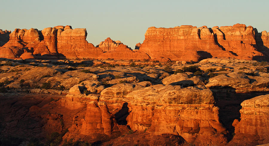 Sunrise At The Needles In Canyonlands National Park Photograph