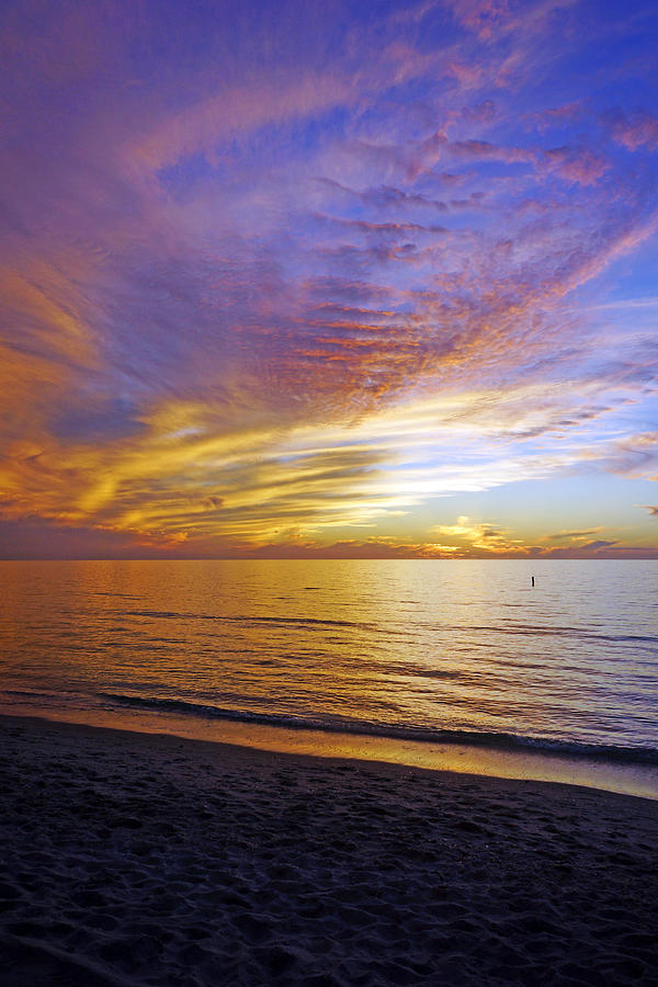 Sunset at Delnor Wiggins Pass State Park in Naples, FL Photograph by ...