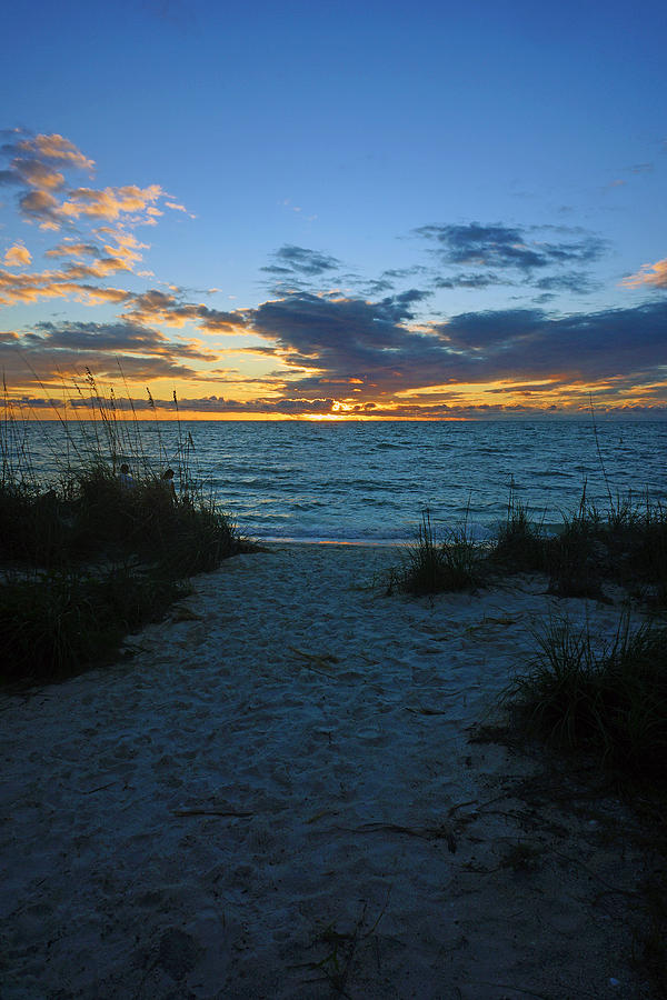 Sunset at Delnor Wiggins Pass State Park Photograph by Robb Stan - Fine ...