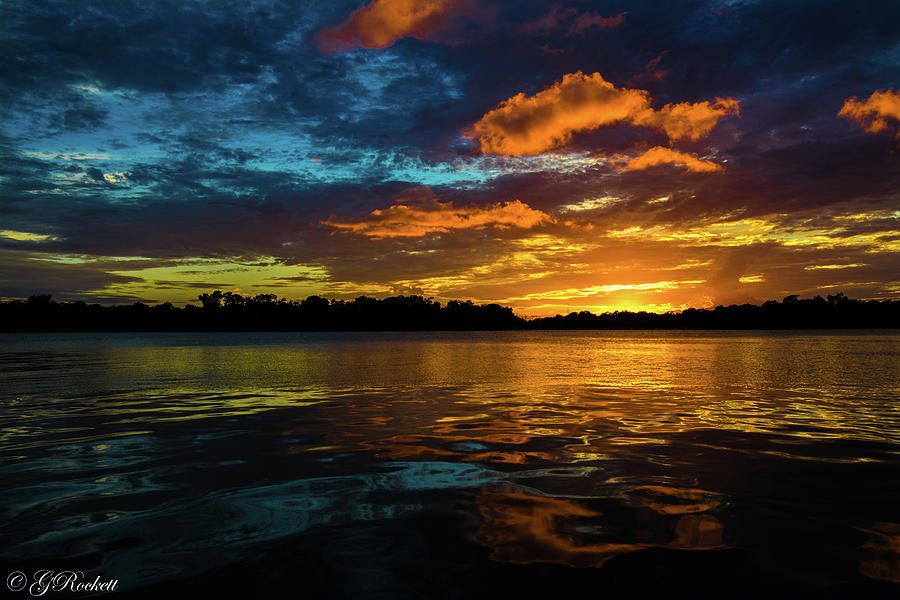 Sunset Pasadena Lake Photograph by George Rockett - Fine Art America