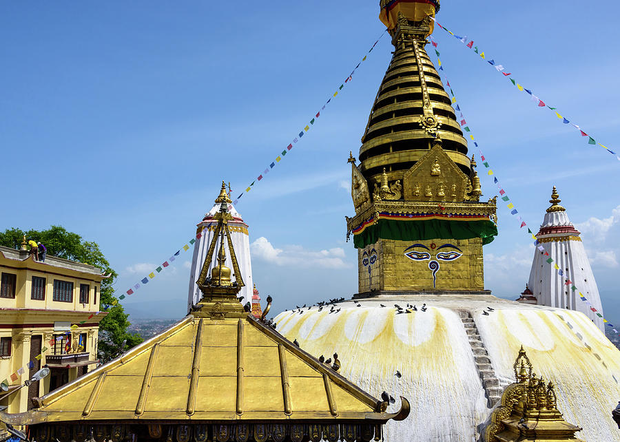 Swayambhunath stupa in Kathmandu #4 Photograph by Dutourdumonde Photography