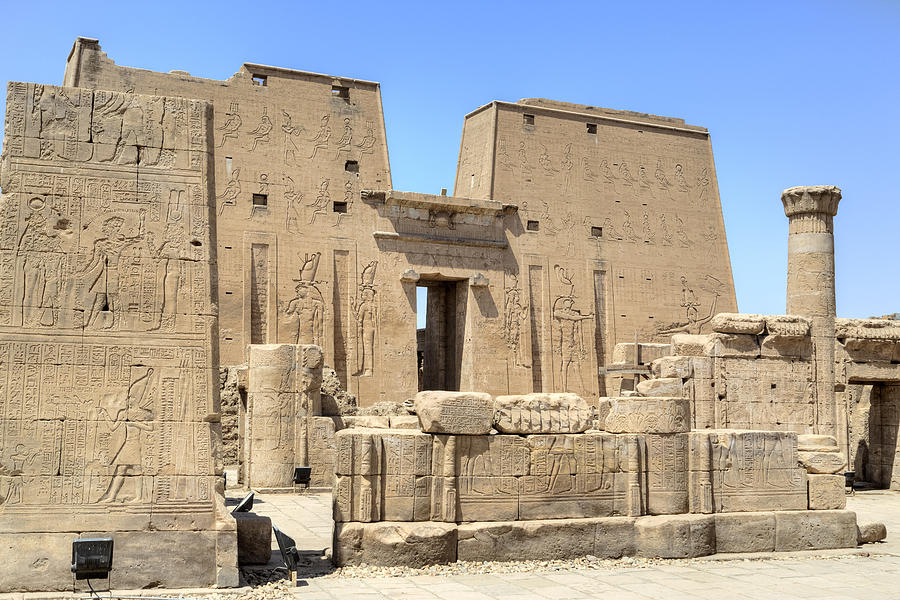 Temple Of Edfu Photograph - Temple of Edfu - Egypt #4 by Joana Kruse