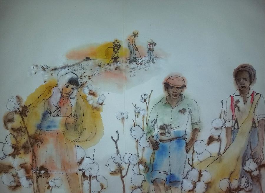 The Art Of Farming Album #4 Painting by Debbi Saccomanno Chan