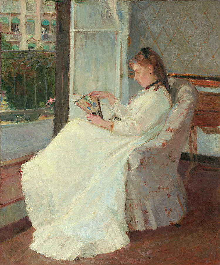 The Artists Sister At A Window #4 Painting by Berthe Morisot