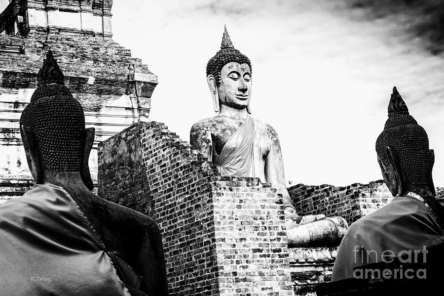 The Buddha Statues of Watyaichaimongkhol #5 Photograph by Rene Triay FineArt Photos