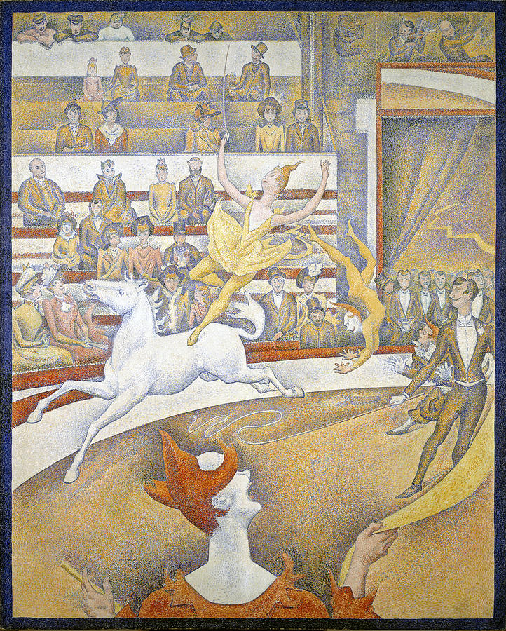The Circus #7 Painting by Georges Seurat