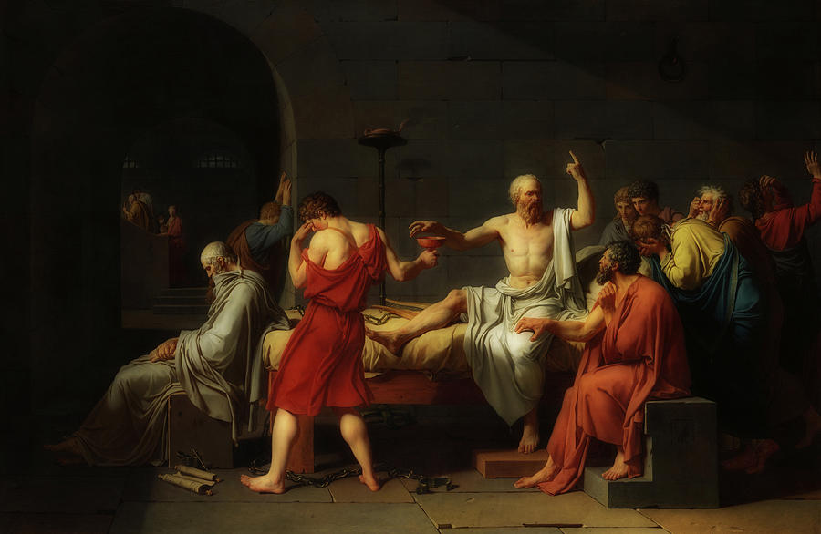 Greek Painting - The Death Of Socrates #4 by Mountain Dreams