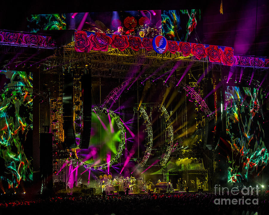 The Grateful Dead at Soldier Field Fare Thee Well Tour #8 Photograph by David Oppenheimer