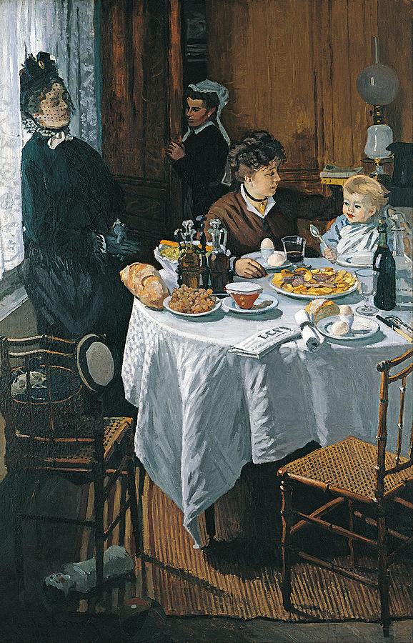 The Luncheon #4 Painting by Claude Monet