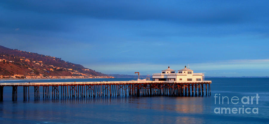 The Malibu Pier Photograph by Marc Bittan