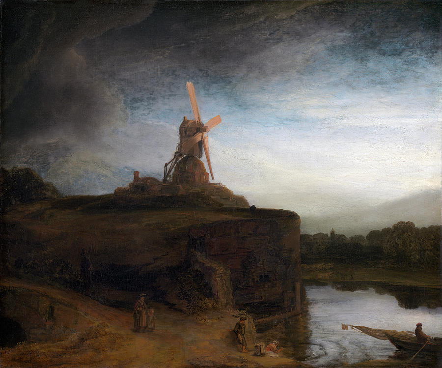  The Mill #4 Painting by Rembrandt van Rijn