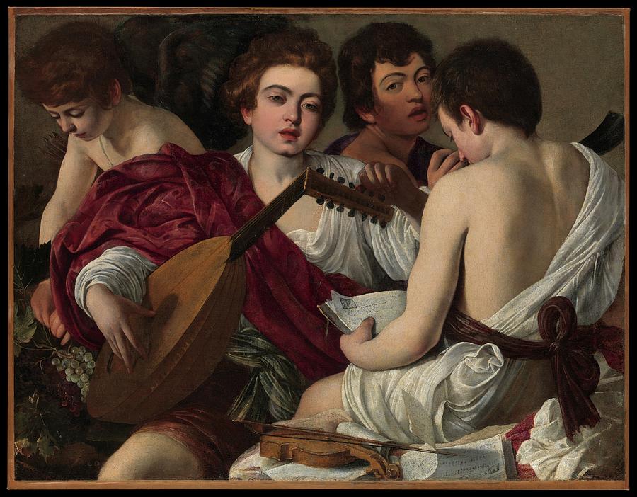The Musicians #4 Painting by Caravaggio