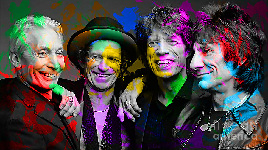 The Rolling Stones #2 Digital Art by Marvin Blaine
