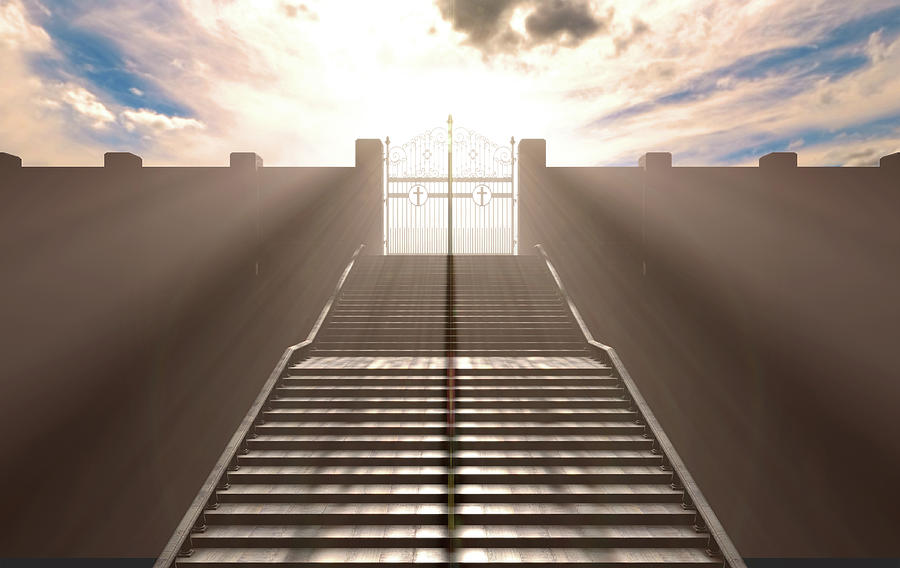 Heavens gate to heaven end of life. Stairway to Heaven. Religious