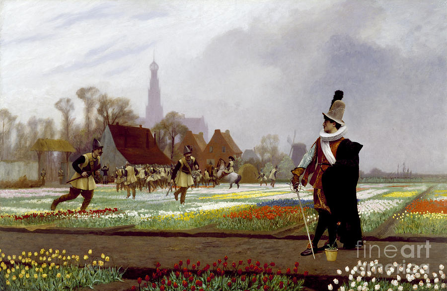 Jean-leon Gerome Painting - The Tulip Folly #4 by Celestial Images