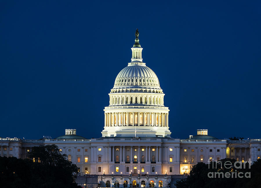 Washington D.c. Photograph - The United States Capitol Building #4 by John Greim
