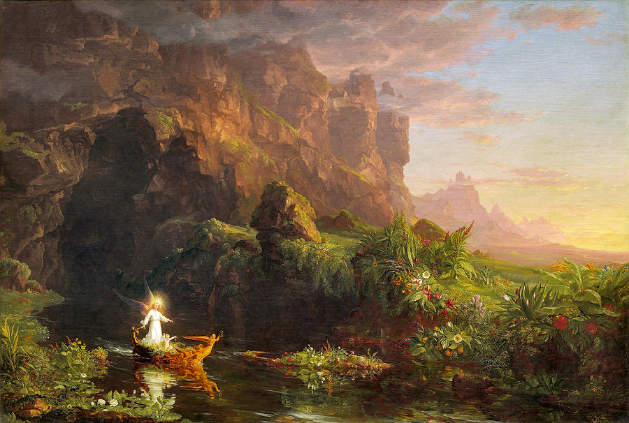 The Voyage of Life Childhood #4 Photograph by Thomas Cole