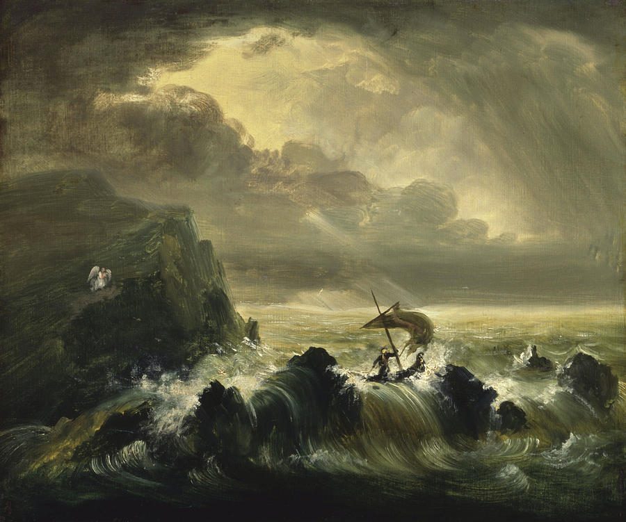 The Voyage of Life. Manhood #6 Painting by Thomas Cole