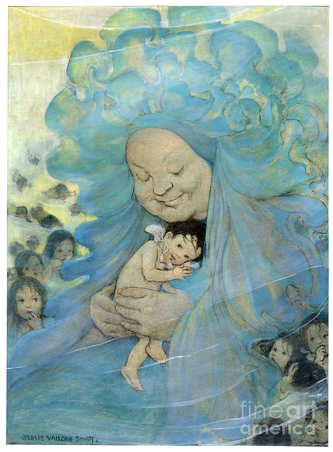 The Water Babies #4 Painting by Granger