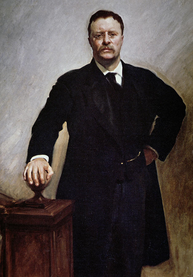 Theodore Roosevelt Painting by John Singer Sargent