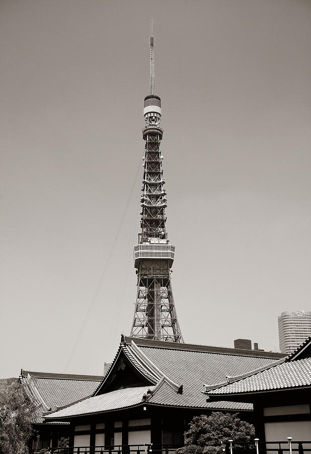 Tokyo Tower #4 Photograph by Songquan Deng