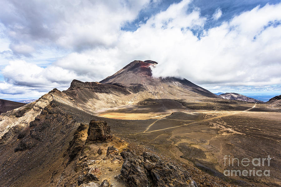 Tongariro Alpine crossing in New Zealand #4 Photograph by Didier Marti
