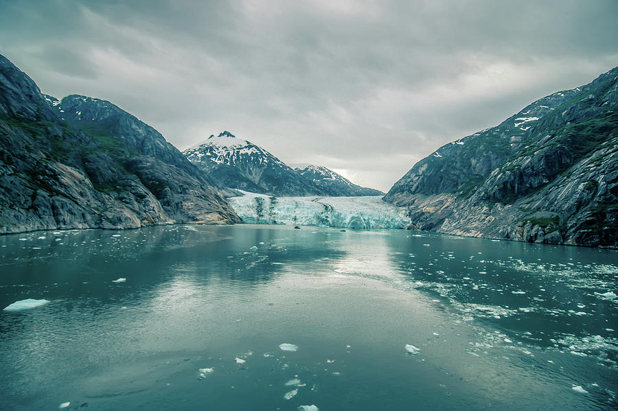 Tracy Arm Fjord Scenery In June In Alaska #4 Photograph by Alex Grichenko