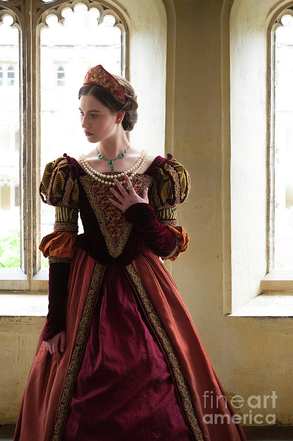 Tudor woman #4 Photograph by Lee Avison