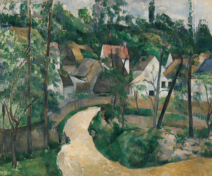 Turn in the Road, from circa 1881 Painting by Paul Cezanne