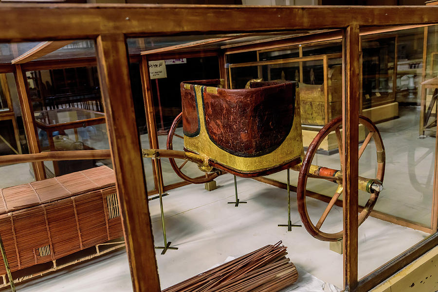 Tutankhamen Exhibit The Egyptian Museum Of Antiquities Cairo Egypt Photograph By Jon