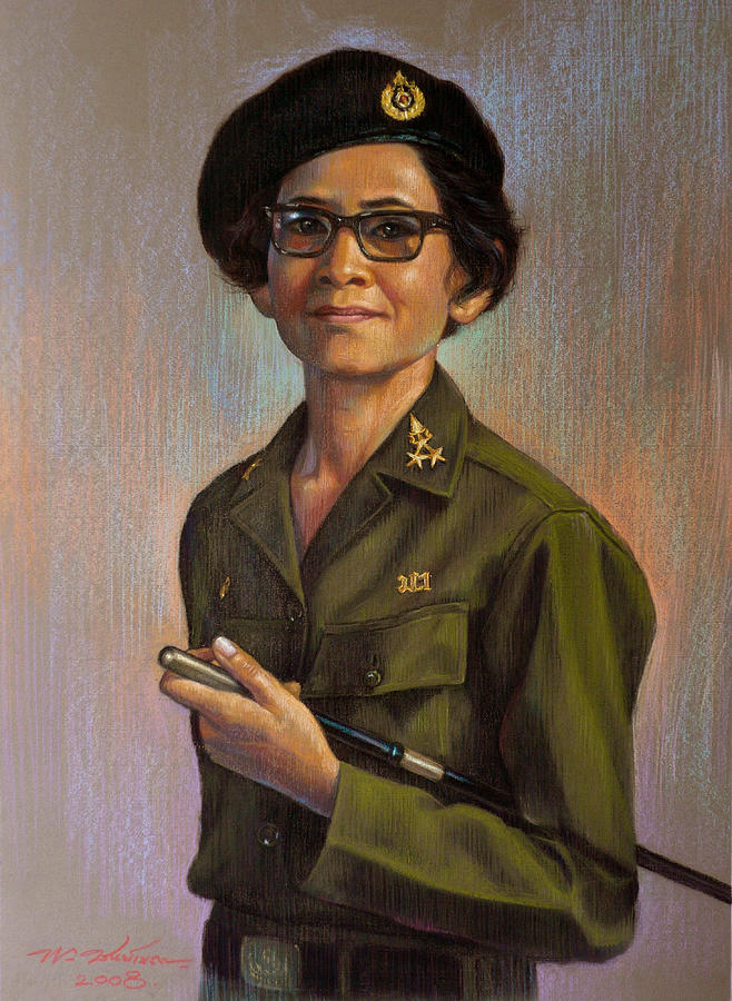 Woman Painting - Untitled by Chonkhet Phanwichien Woman Painting - Untitled by Chonkhet Phanwichien