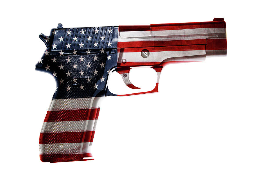 USA gun 3 Photograph by Les Cunliffe