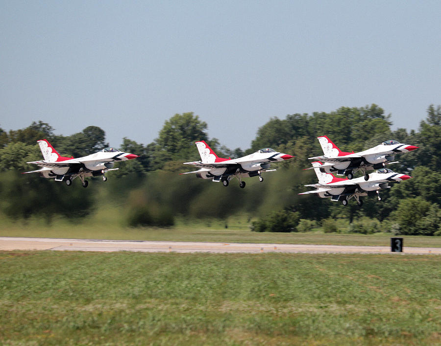 USAF Thunderbirds #4 Photograph by John Freidenberg
