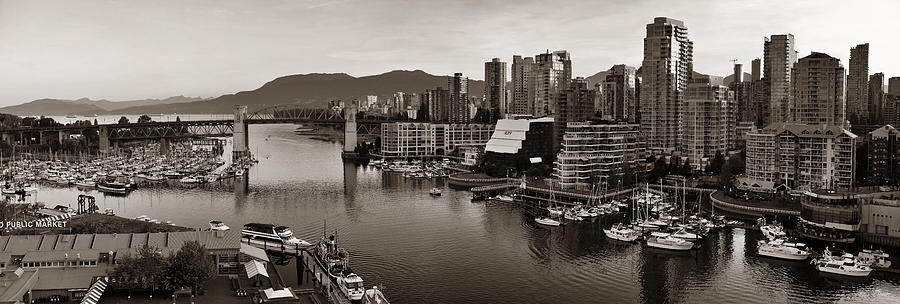 Vancouver harbor view  #4 Photograph by Songquan Deng