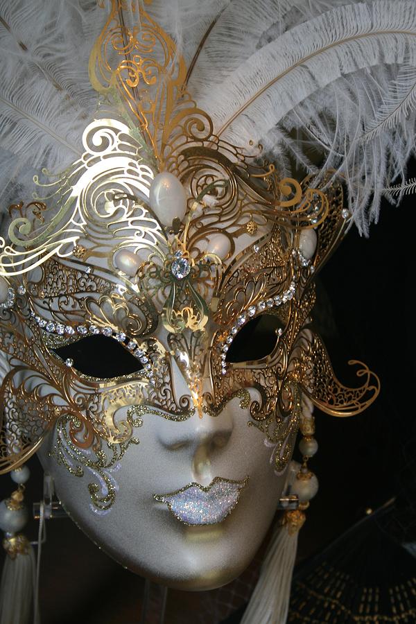 Portrait Photograph - Venetian Mask #12 by Valia Bradshaw