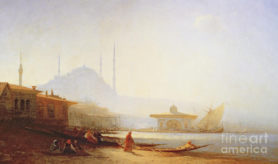 Felix Ziem Painting - View of Istanbul by Felix Ziem