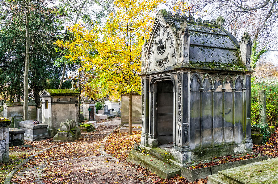 View of Pere Lachaise Cemetery #4 Photograph by Alain De Maximy