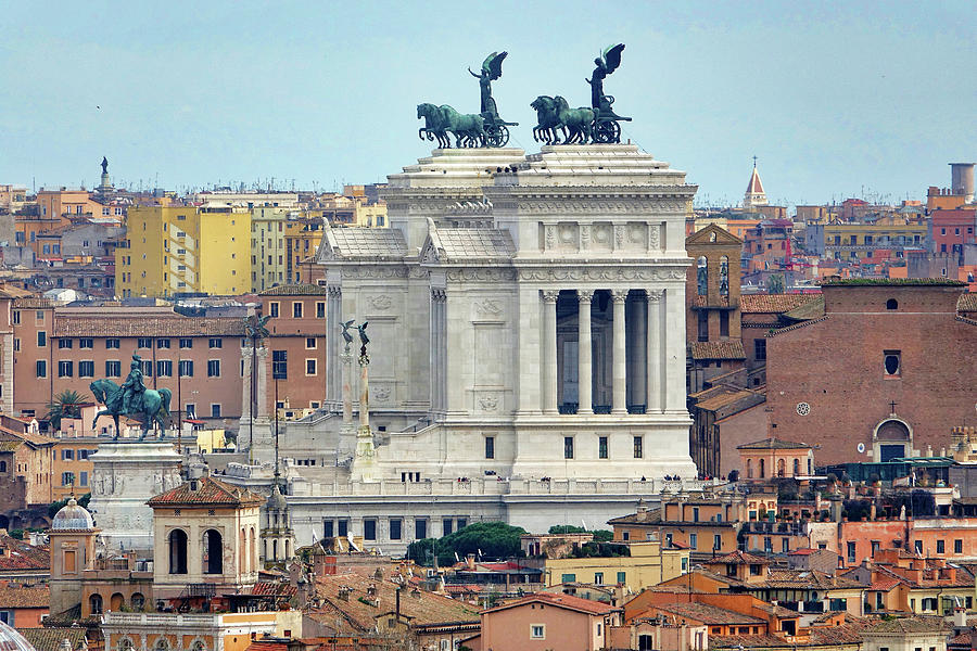 View Of Rome Italy From Atop Gianicolo Hill #4 Photograph by Rick Rosenshein