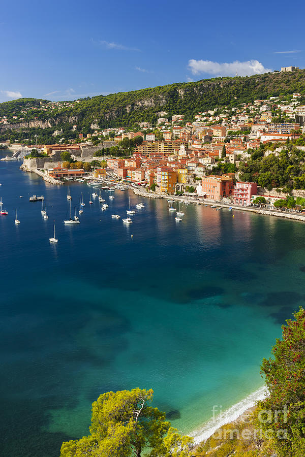 Villefranche-sur-mer View On French Riviera 1 Photograph