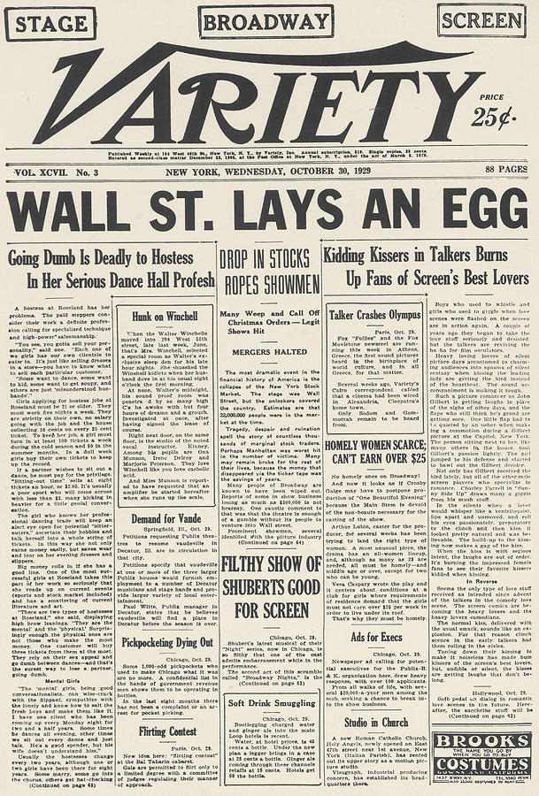 1929 Photograph - Wall Street Crash, 1929 #4 by Granger