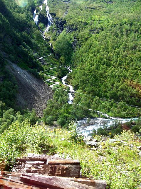 Waterfall In Flaam Norway #4 Photograph by Mackenzie Moulton