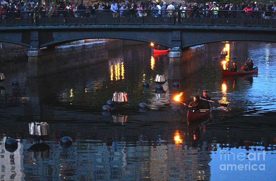 WaterFire #4 Photograph by Deena Withycombe