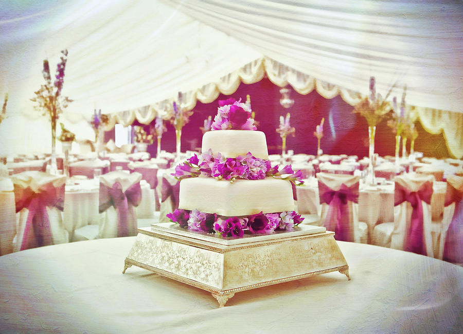 Cake Photograph - Wedding cake #4 by Tom Gowanlock