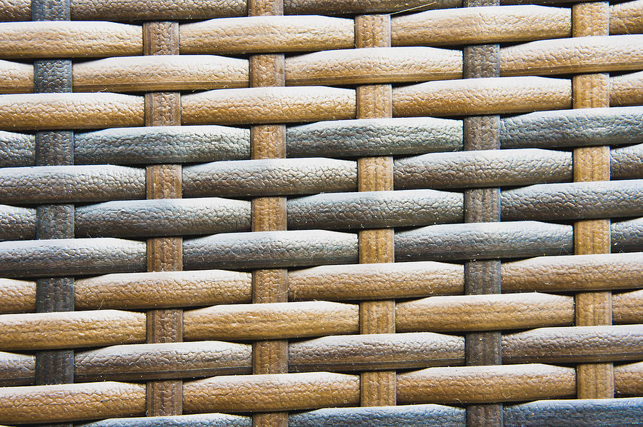 Wicker background Photograph by Tom Gowanlock