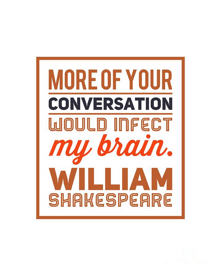 William Shakespeare, Insults and Profanities #4 Digital Art by Esoterica Art Agency